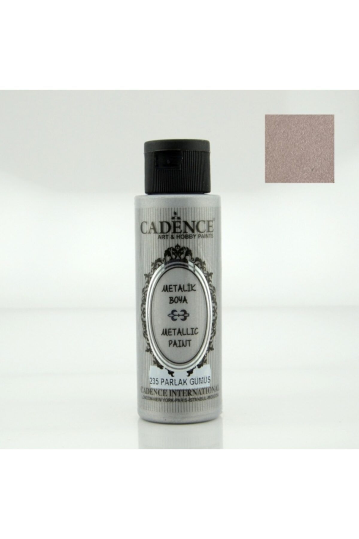 Cadence 235 Parlak Gümüş 70ml Metalik Boya