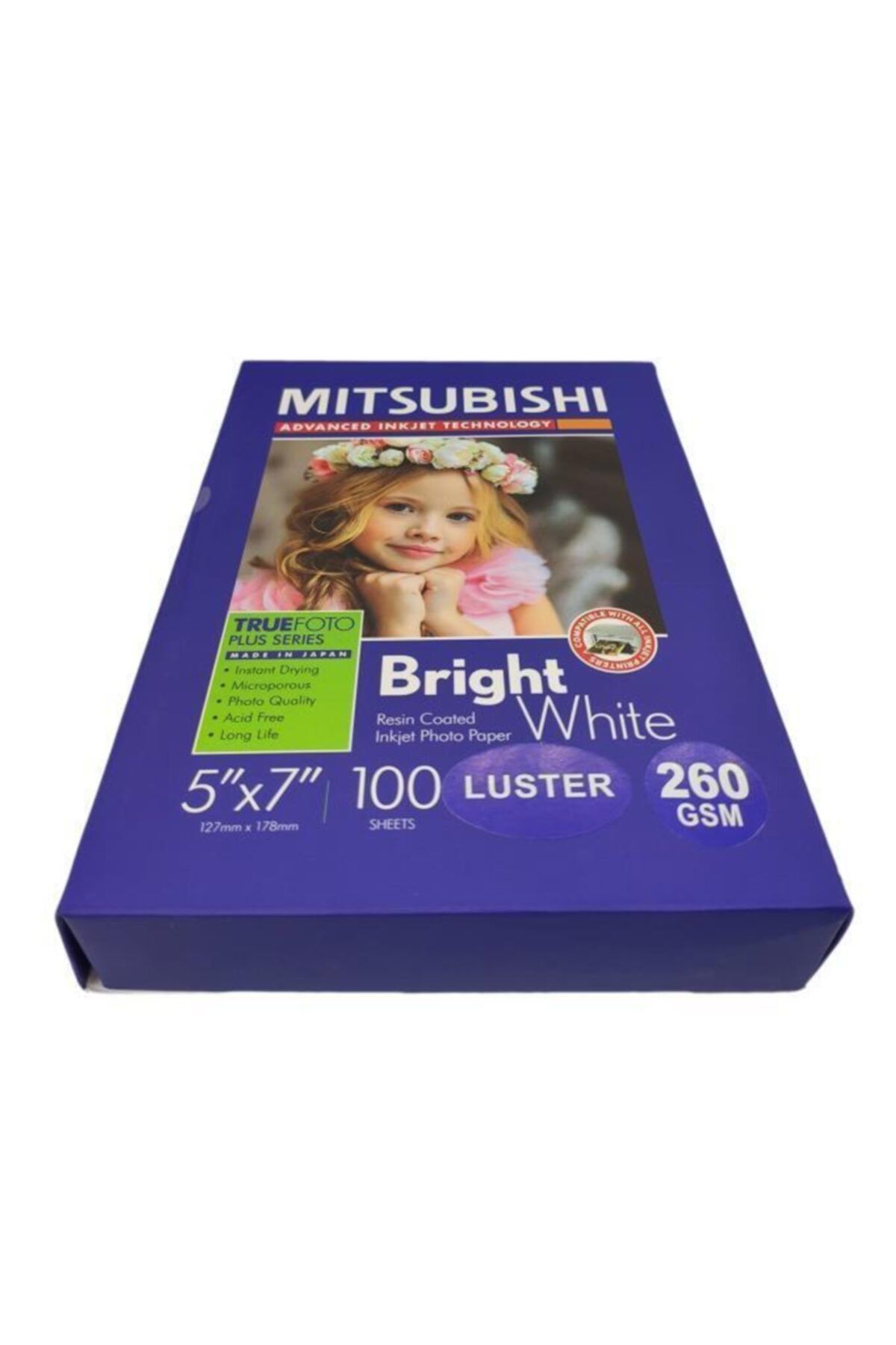 Mitsubishi Mitsubish 5x7 (13x18) 260gr Mat Inkjet Kağıt