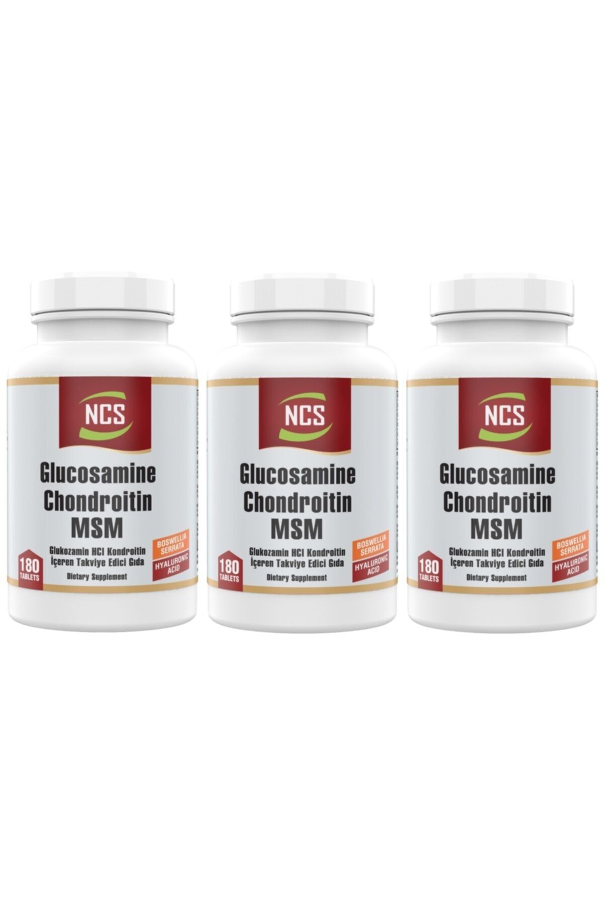 Nevfix Ncs Glucosamine Chondroitin Msm 180 Tablet X 3 Kutu