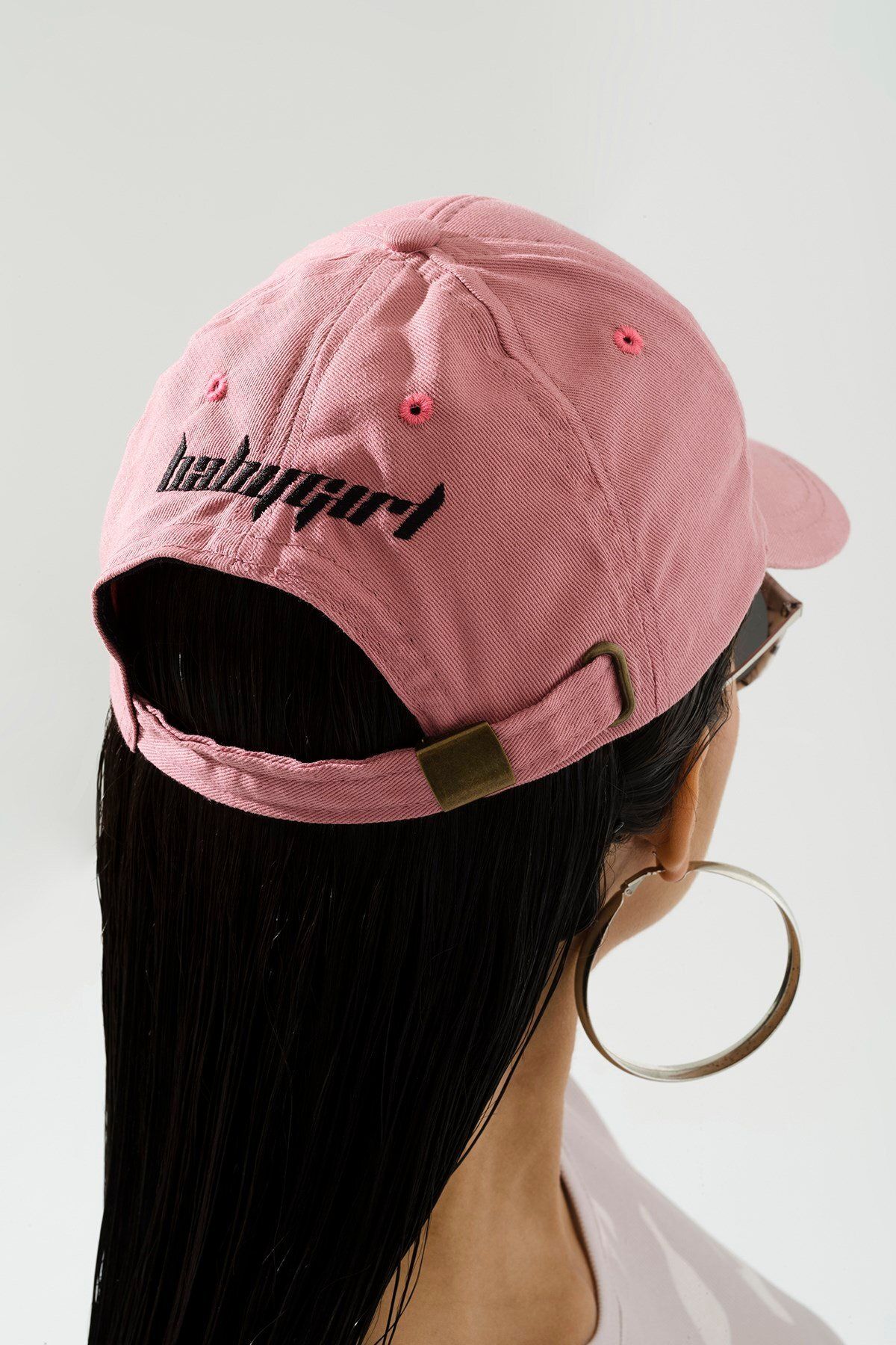 For You Accessories Arkası Babygirl Nakışlı Siperli Beyzbol Pembe Şapka