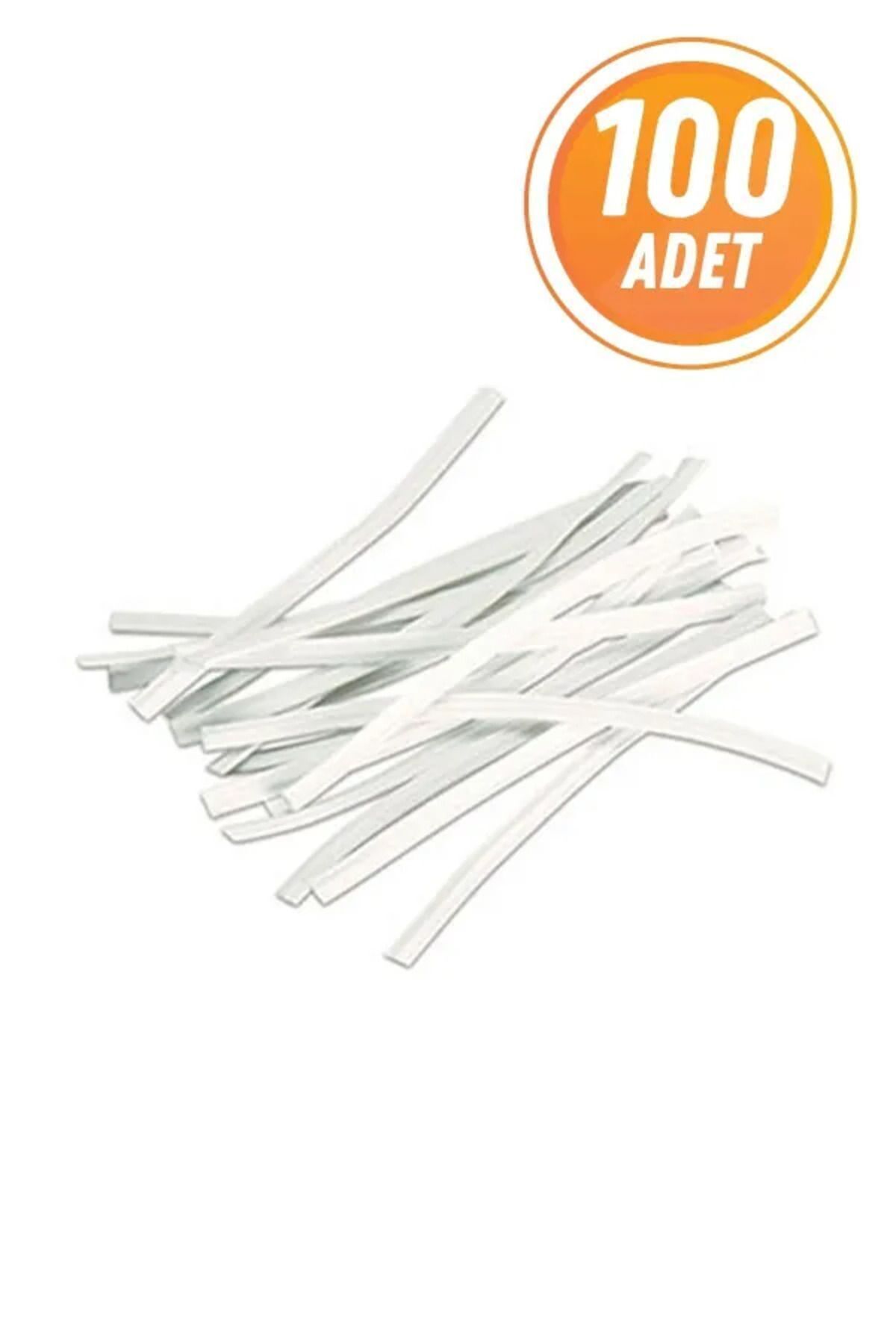basepack * Poşet Ağzı Bağlama Teli Klips Tel 100 Adet *