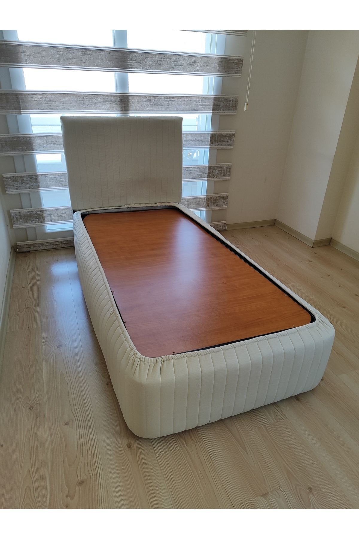 ByDekor Tasarım TEK KİŞİLİK Sonne Baza Kenarı KILIFI & Başlık Kılıfı TAKIMI