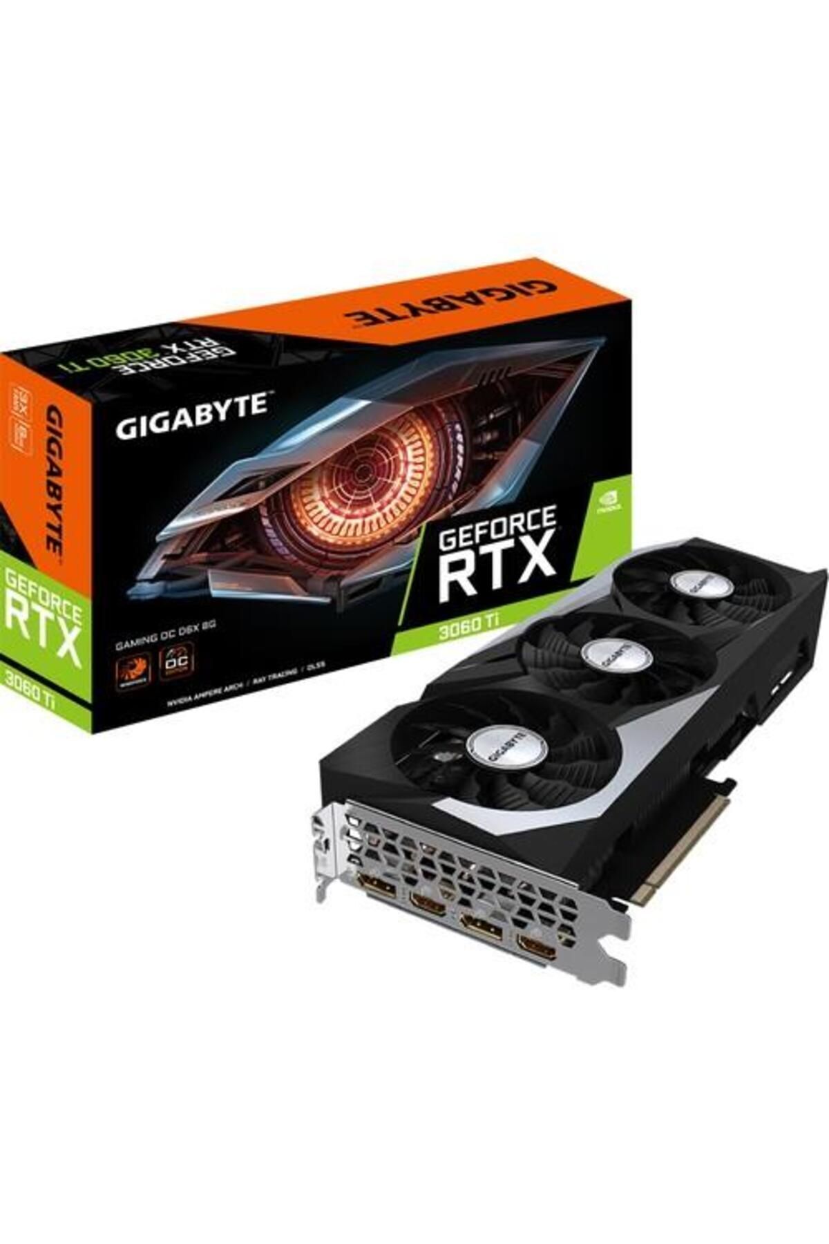 Gigabyte RTX 3060 TI Gaming OC D6X 8G GV-N306TXGAMING OC-8GD 256 Bit GDDR6X 8 GB Ekran Kartı