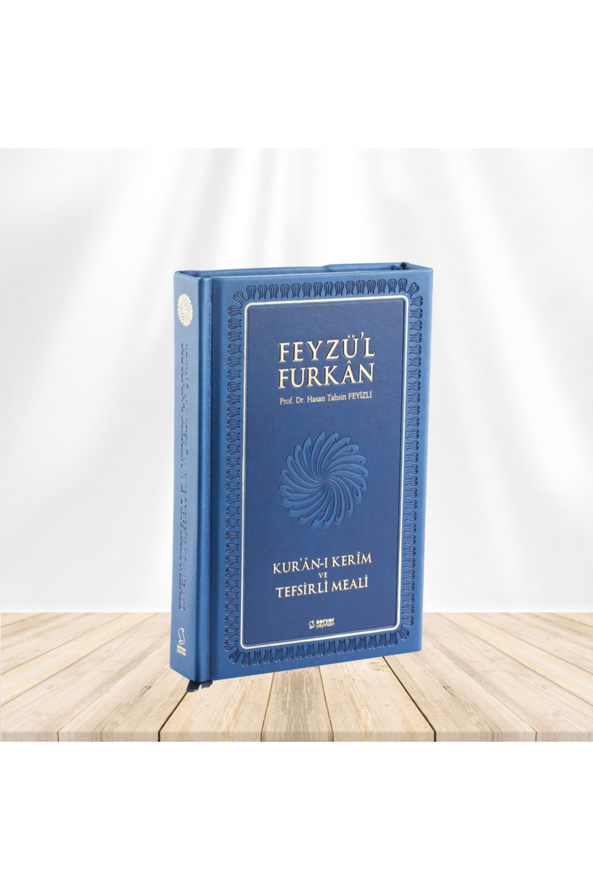 Server Yayınları Feyzü'l Furkân Kur'an-ı Kerim Ve Tefsirli Meali (ORTA BOY-MUSHAF VE MEAL-MIKLEPLİ) Lacivert