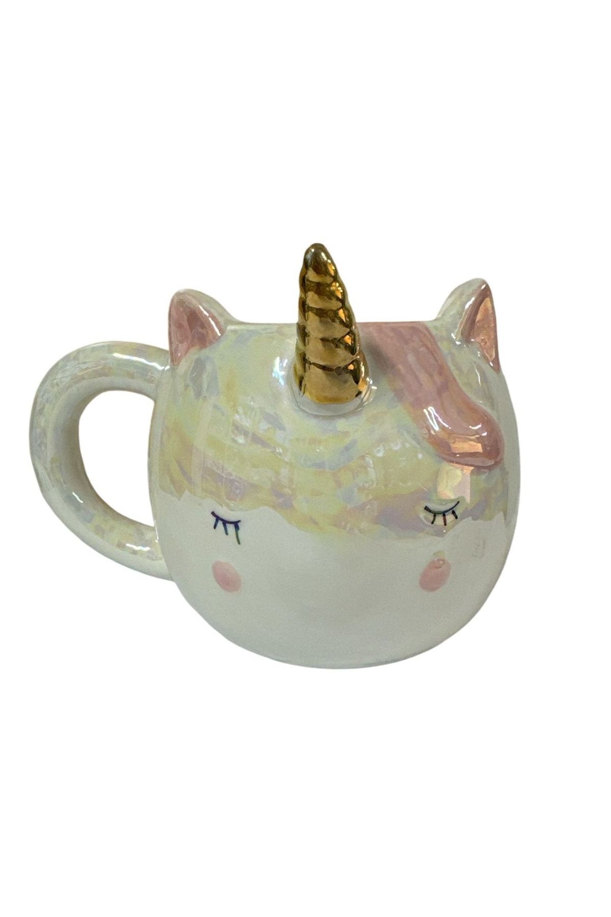 NETAVANTAJ Unicorn Tek Boynuzlu Sevimli Seramik Kupa