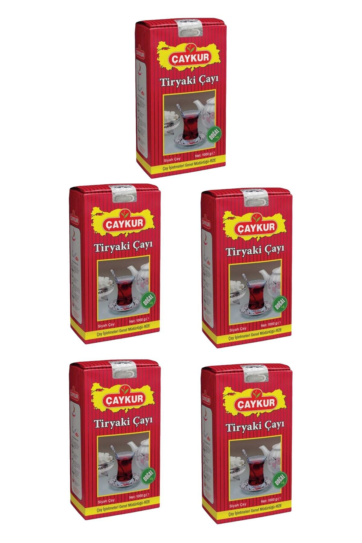 Çaykur Tiryaki Çay 1 Kg - 5 Adet Cay-set-05