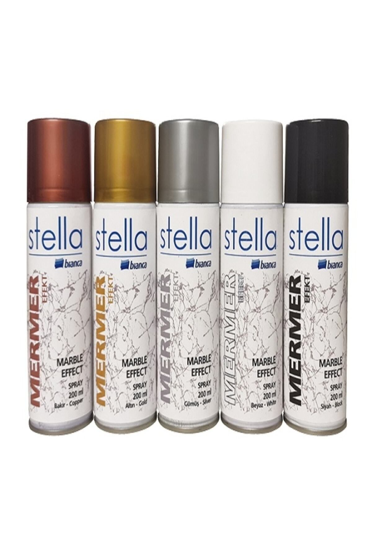 Bianca Stella Mermer Efeckti Sprey Altın 200Ml