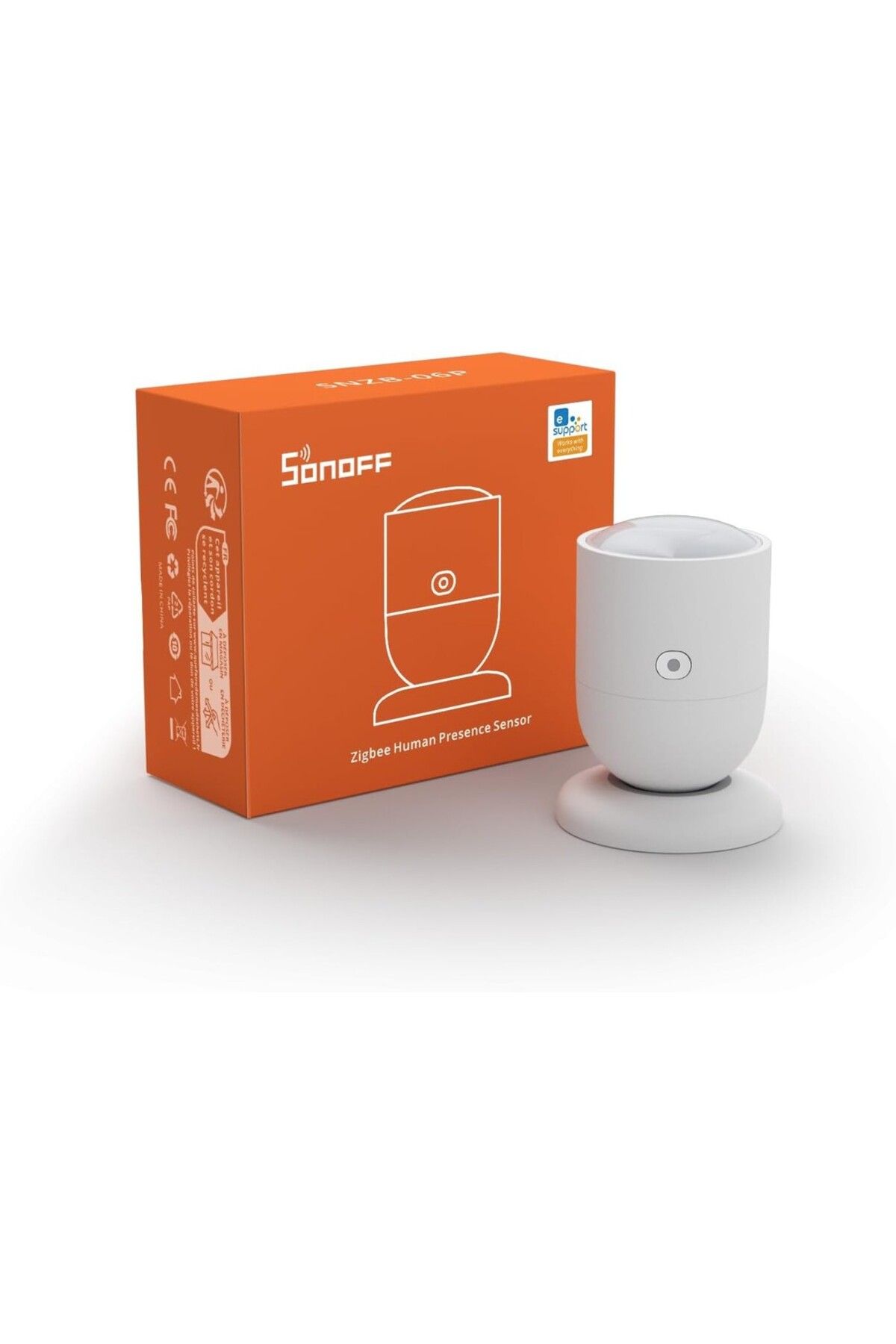 Genel Markalar ZigBee Kablosuz Hareket Sensörü - Alexa/Google Home ile Uyumlu, İnsan Varlık Dedektörü