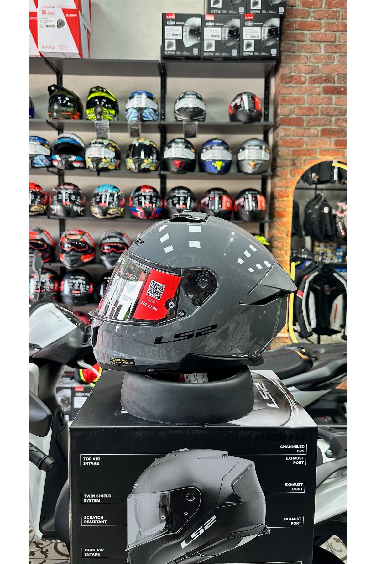LS2 STREAM 2 NARDO GRİ KASK