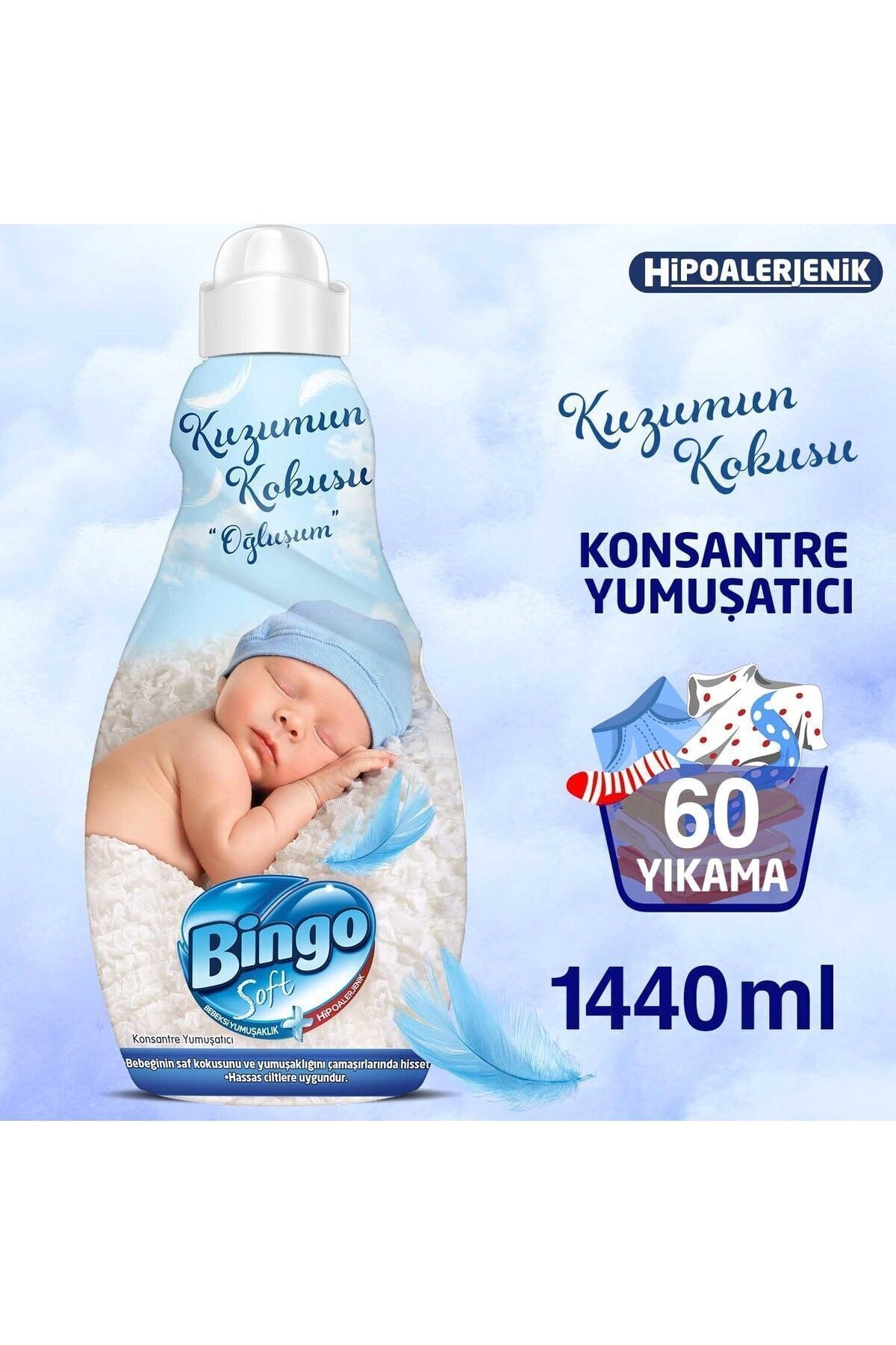 Bingo Soft 1440ml Oğlum