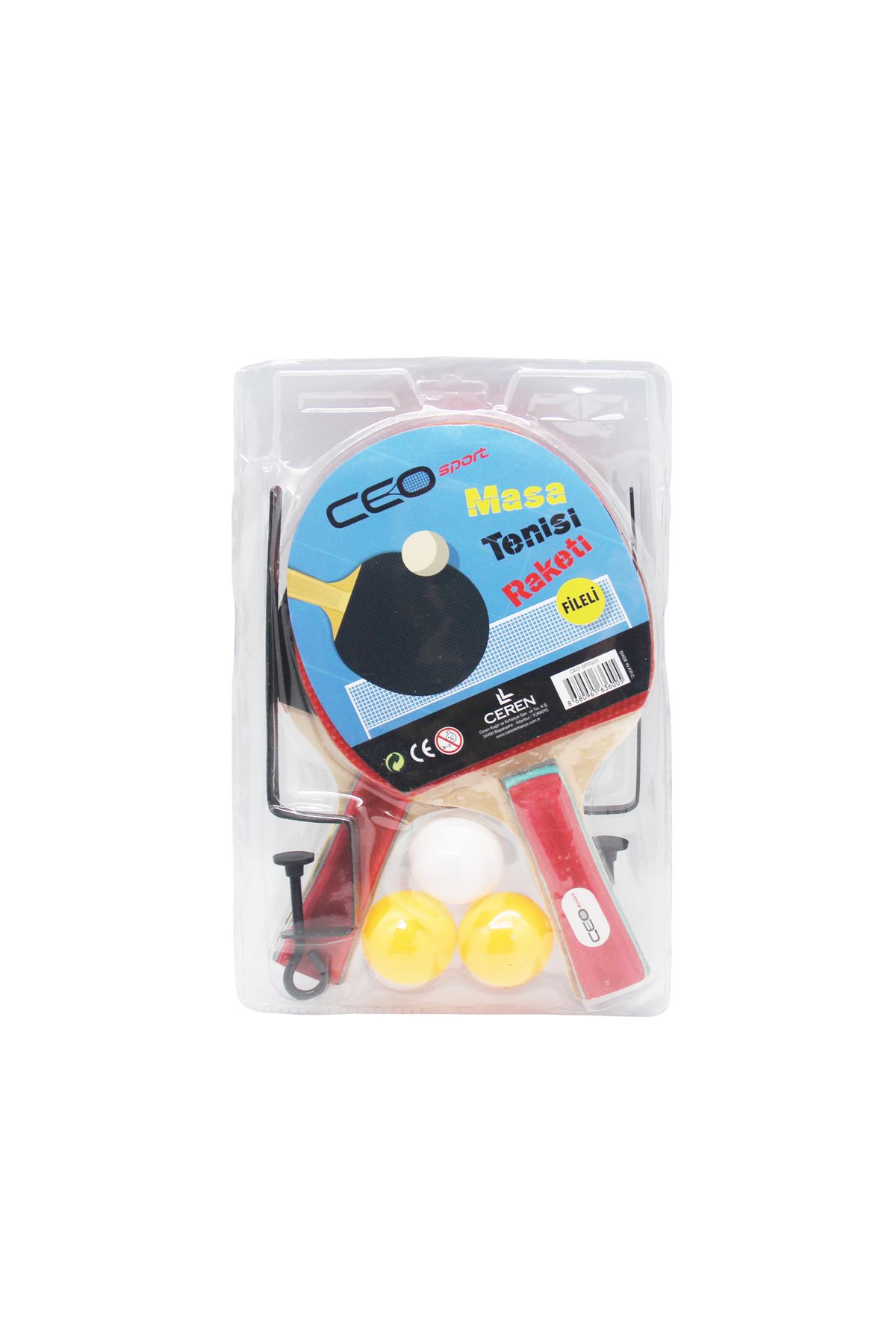 Ceo Sport Masa Tenisi Seti Fileli (2 Raket+3 Top)