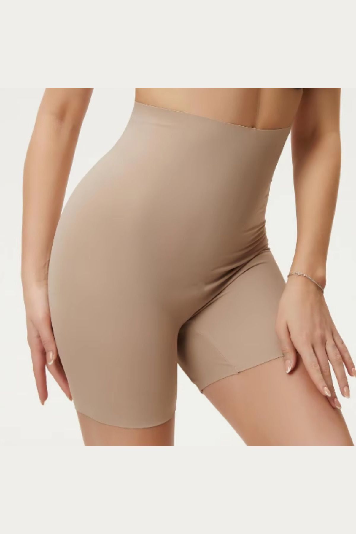 FF FİT FORM GİYİM Kadın karın kontrol Shapewear şort yüksek belli vücut şekillendirici şort elbiseler altına