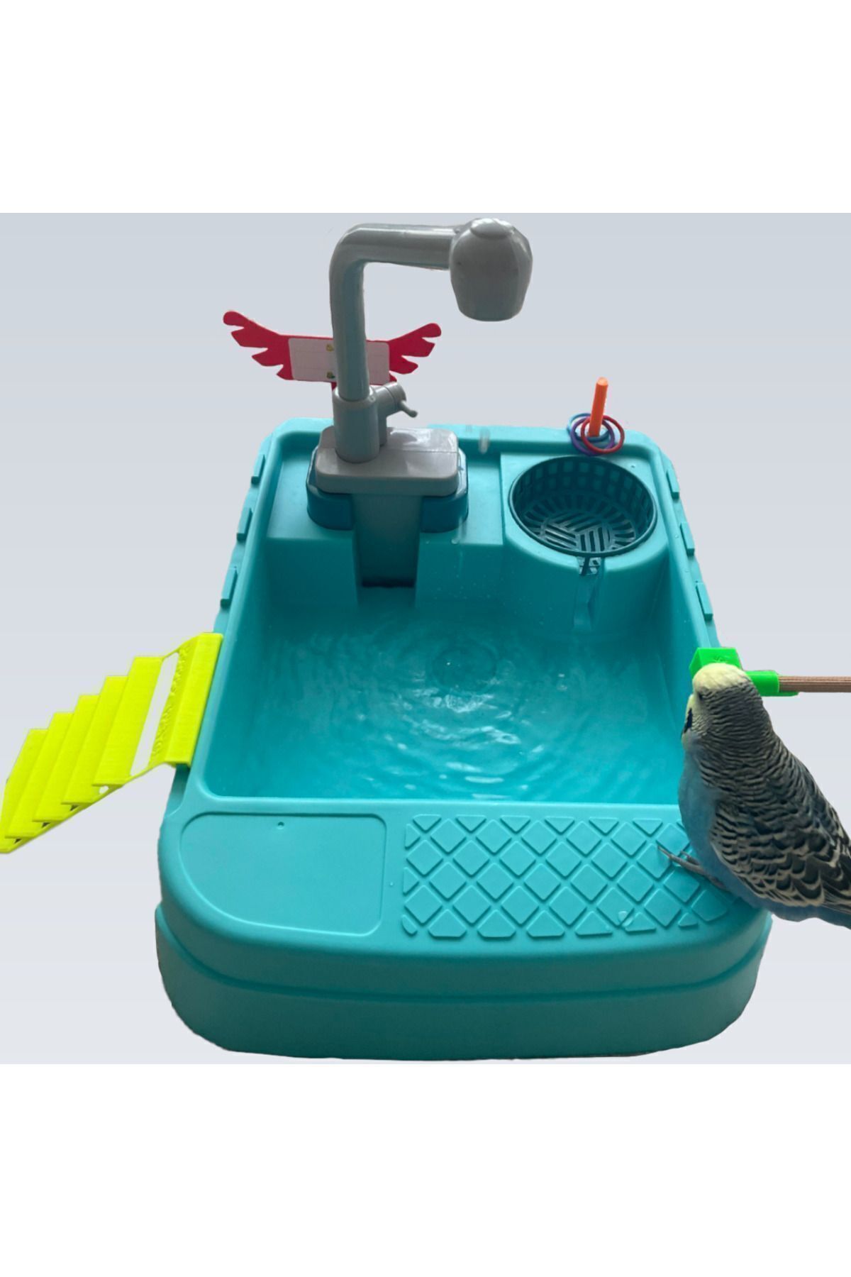 Happy Wings Pet Market Kuş Banyosu Seti Oyun/aqua Parkı