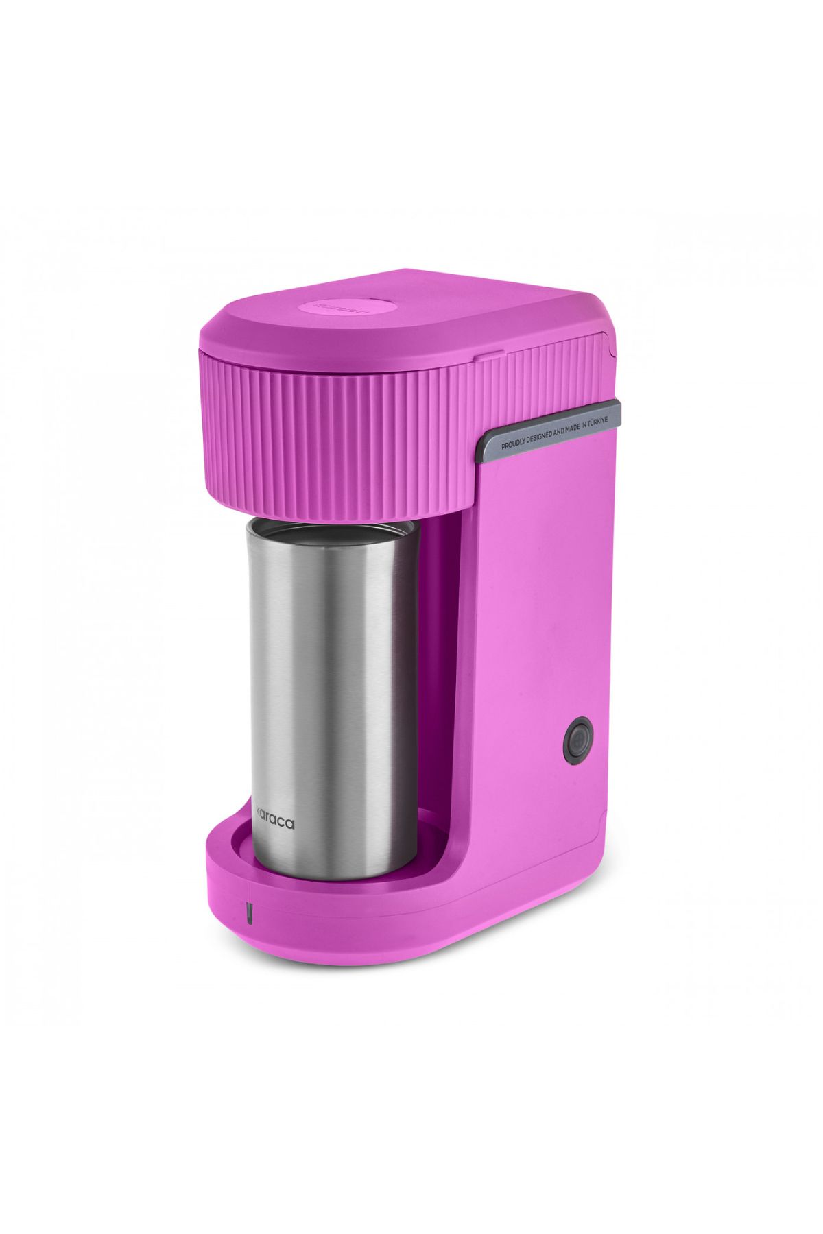 Karaca Mono Personal Filtre Kahve Makinesi ve İnox Kişisel Termos Hediyeli Raspberry Pink
