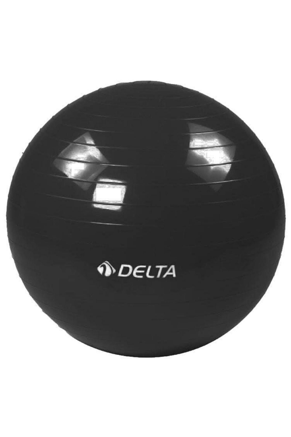 Delta 65 Cm Deluxe 160 Cm - 169 Cm Boy Aralığında Olanlar Için Uygun Siyah Pilates Topu (POMPA YOK)
