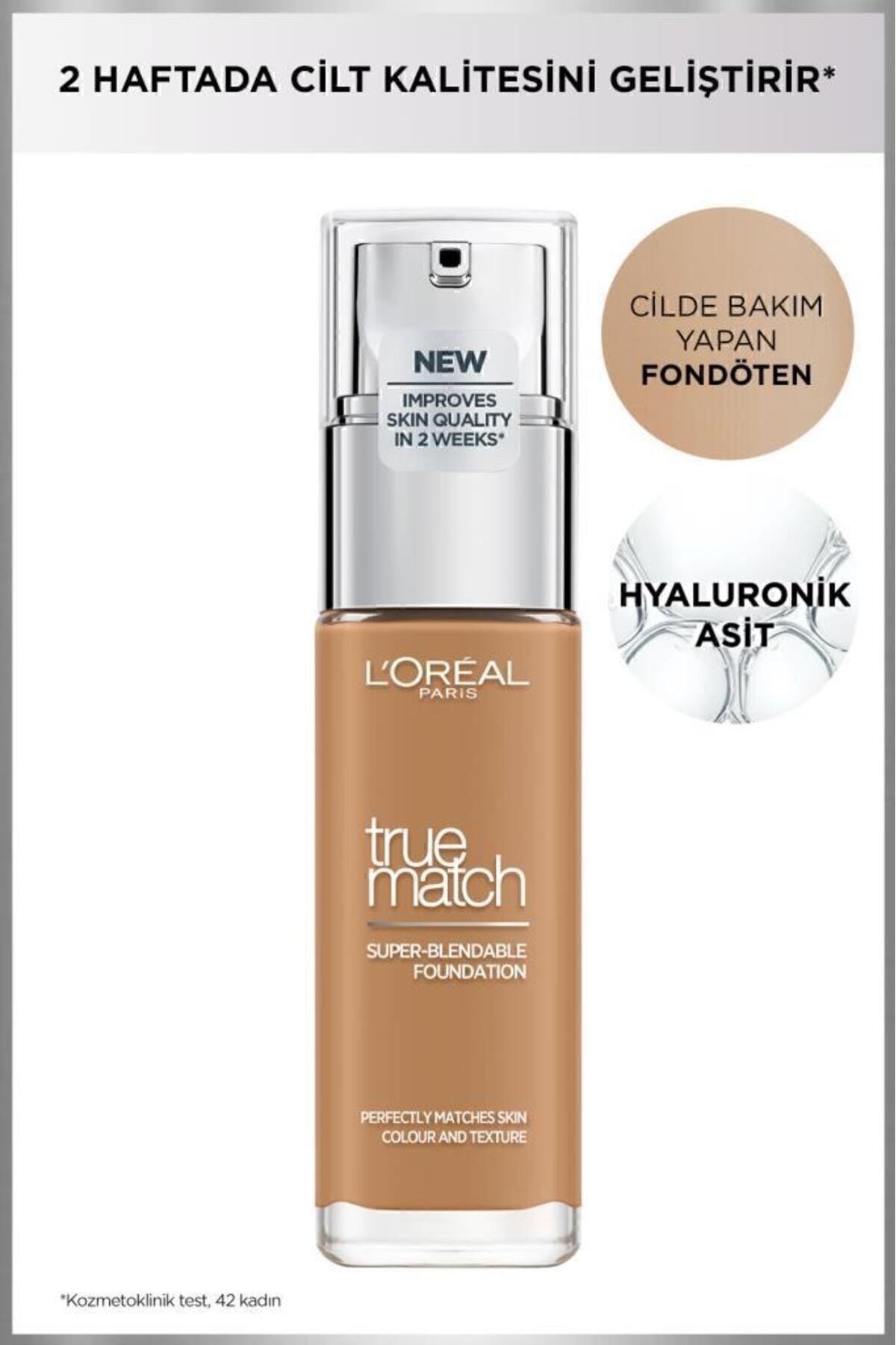 L'Oreal Paris L'oréal Paris True Match Bakım Yapan Fondöten 8d Golden Cappuccıno