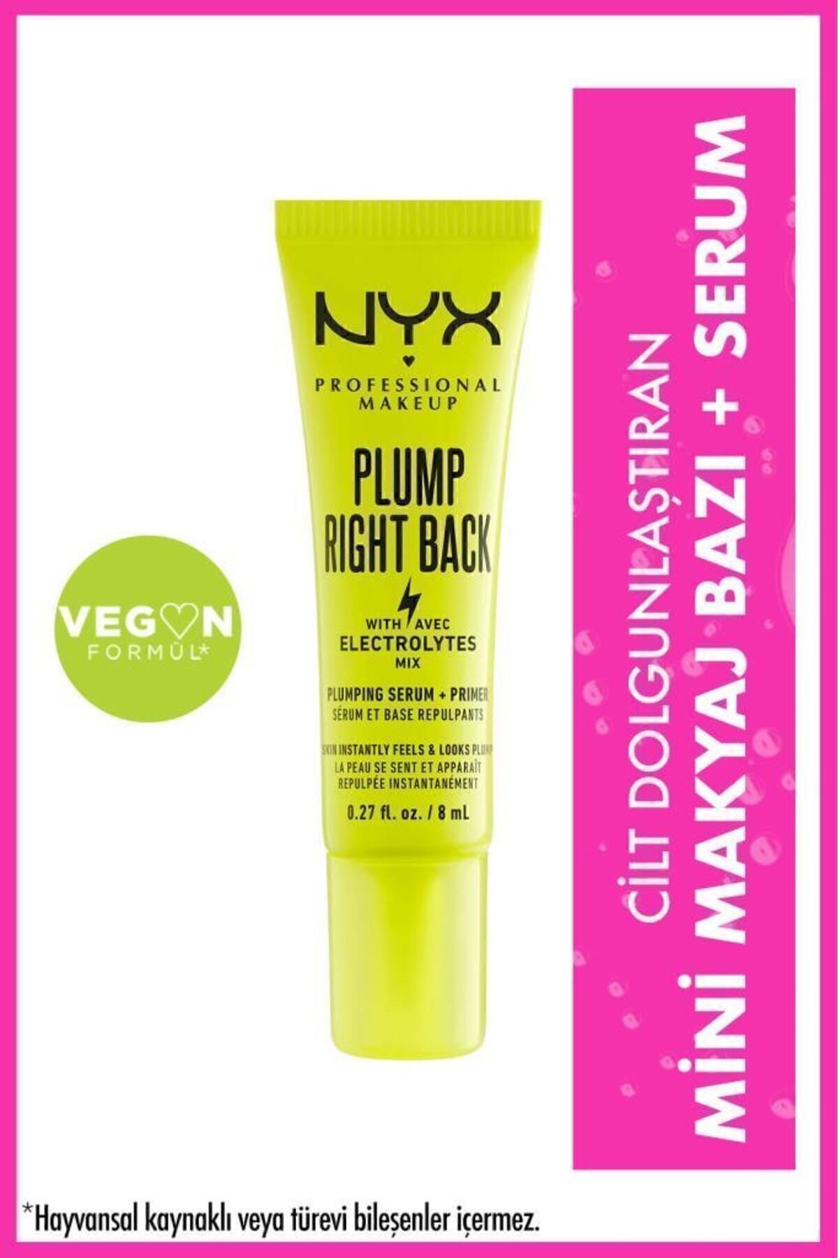 NYX Professional Makeup Plump Right Back Makyaj Bazı + Serum Mini