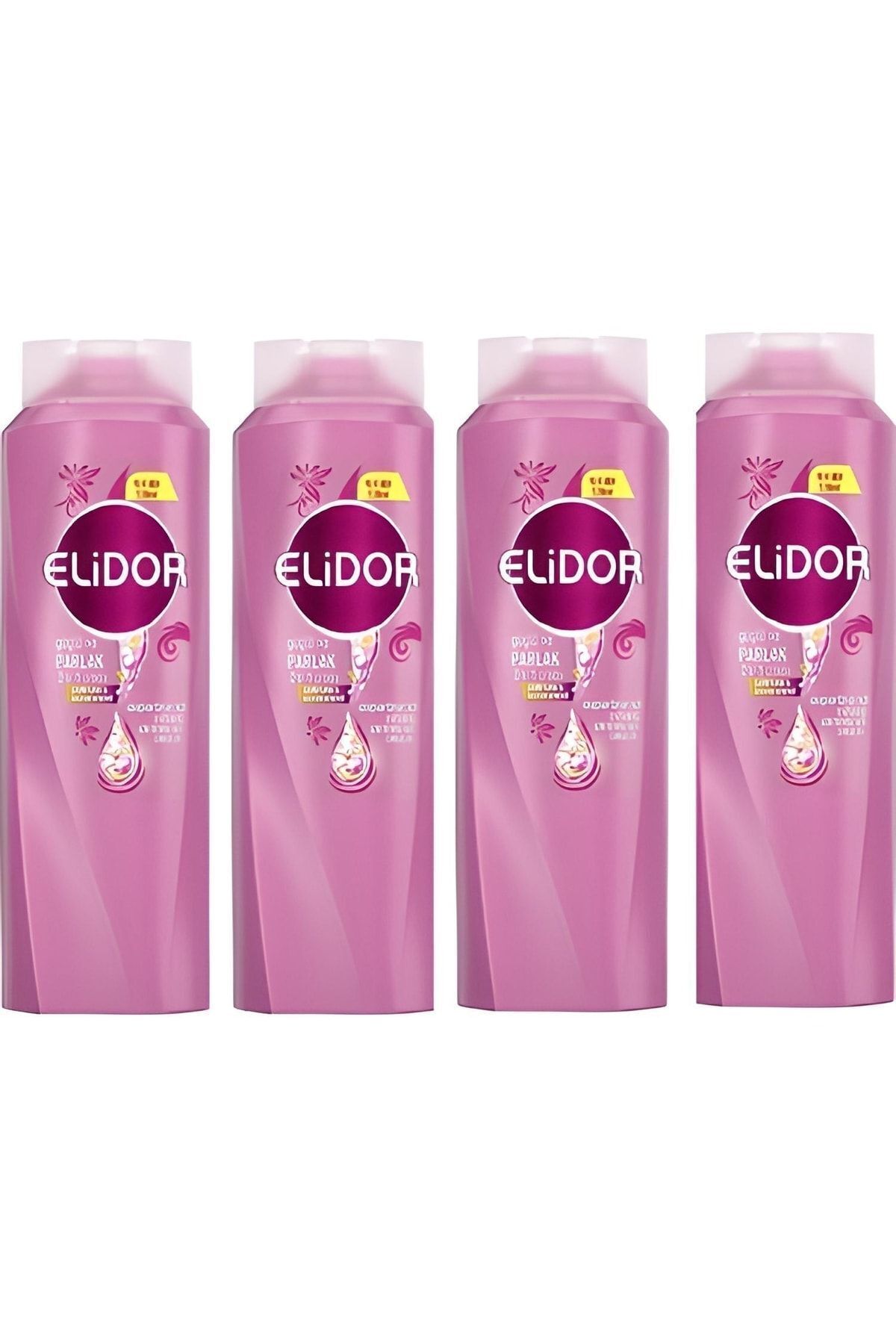 Elidor Güçlü Ve Parlak 2'si 1 Arada Şampuan 4x500 Ml