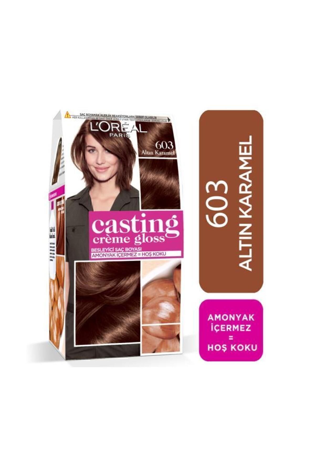 L'Oreal Paris L'oréal Paris Casting Crème Gloss Saç Boyası - 603 Altın Karamel