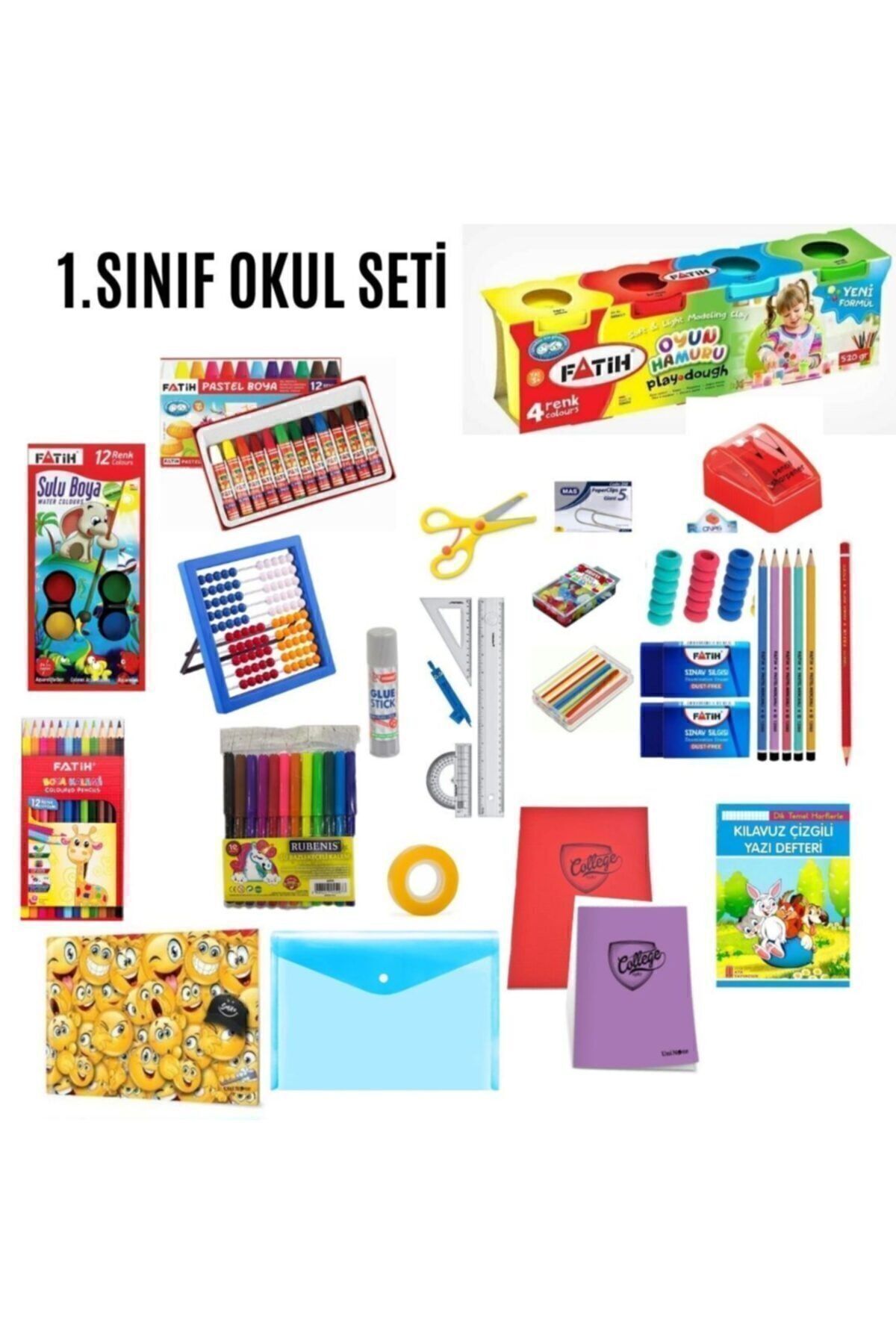 Fatih 1.sınıf Okul-kırtasiye Seti
