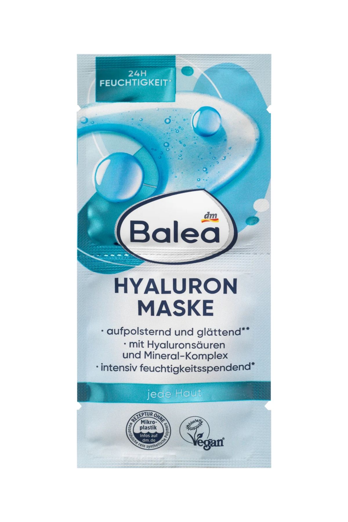 BALEA Hyaluron Yüz Maskesi 16 ml 2 Adet (2x8 ml)