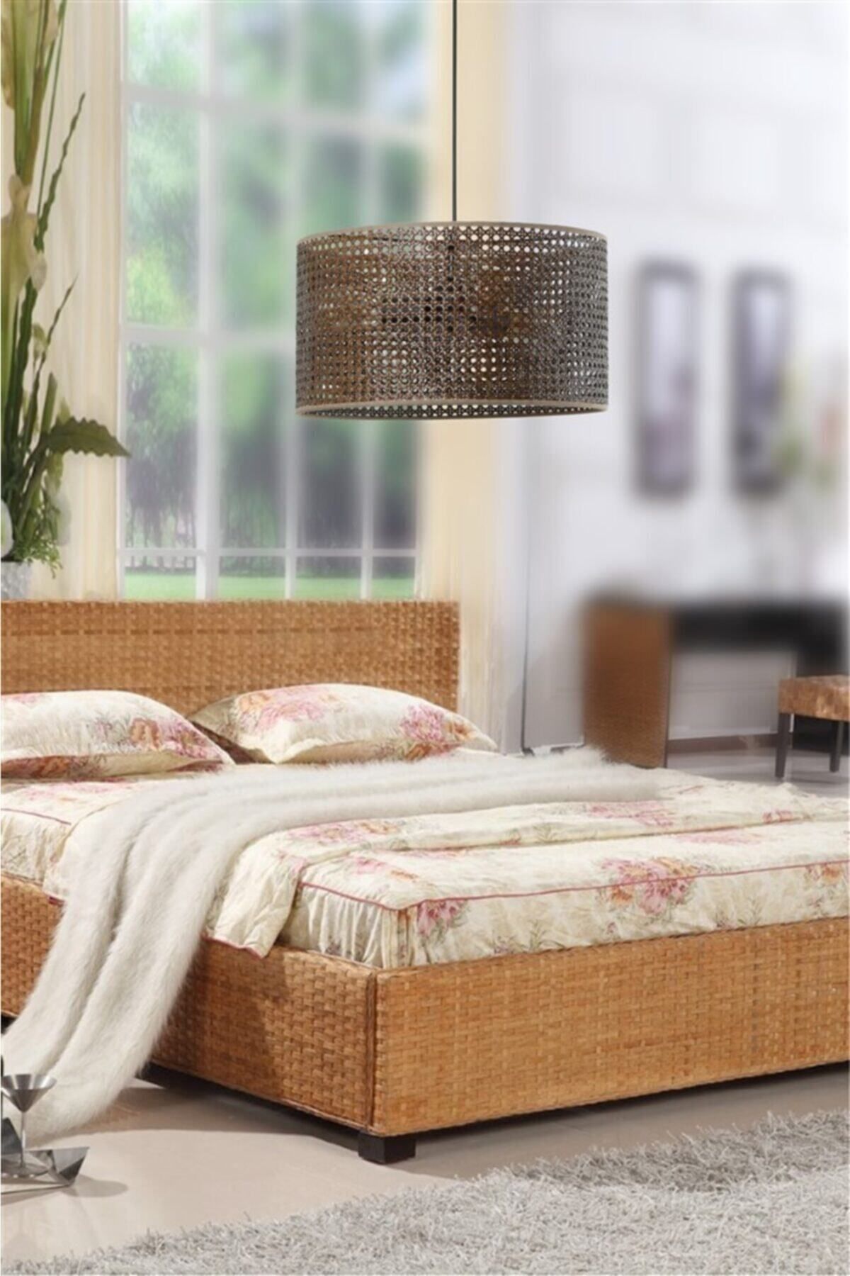 Lumexx Rattan Ceviz Davul Sarkıt