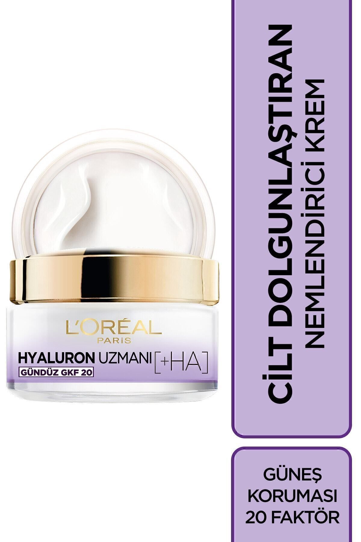 L'Oreal Paris L’oréal Paris Hyaluron Uzmanı Cilt Dolgunlaştıran Nemlendirici Gkf 20 Gündüz Kremi 50 ml
