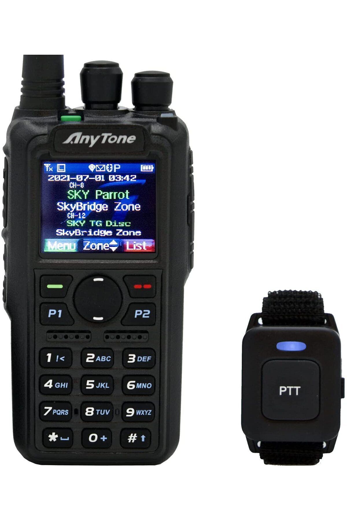 ANYTONE At-d878 Uv2 Plus Yeşil Tuş Type C Bataryalı