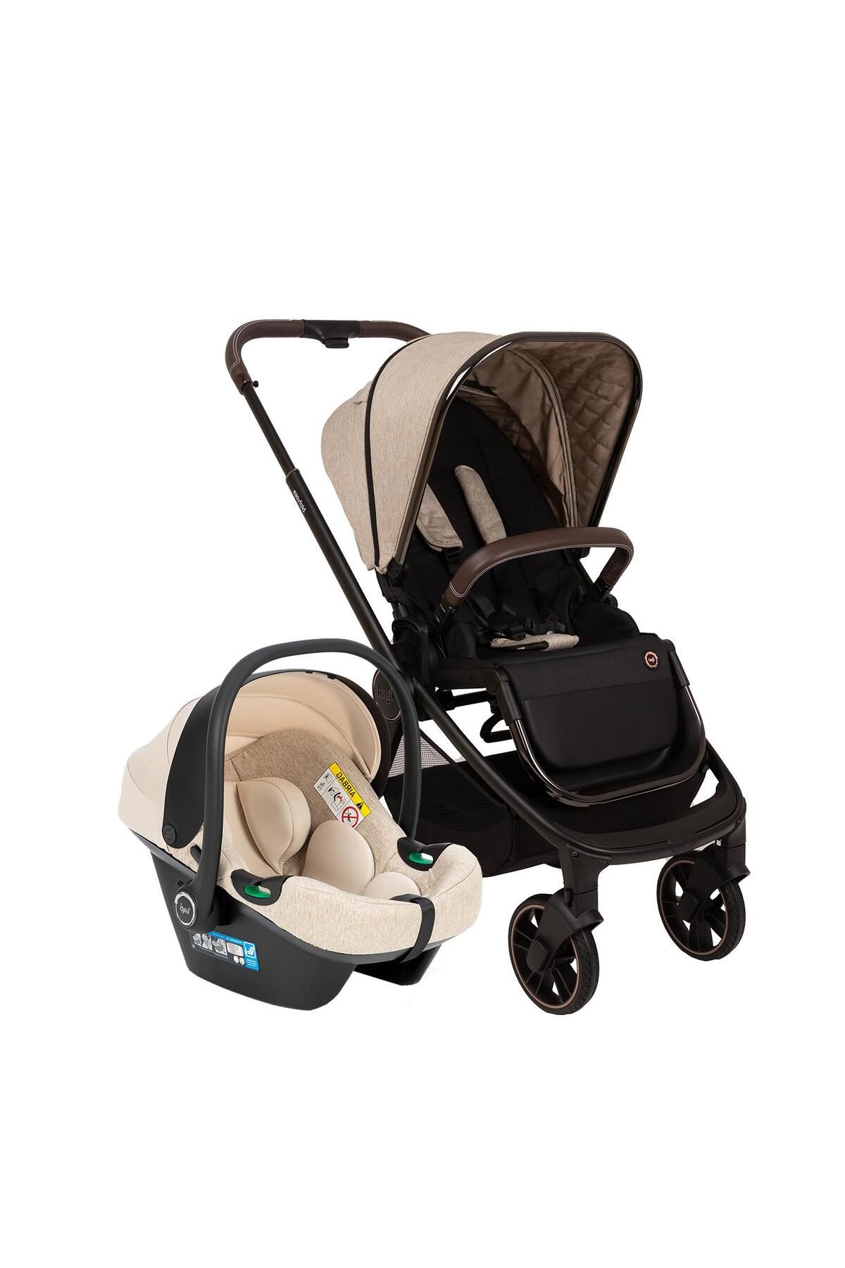 Bagi Easyfold 3S Travel Sistem Bebek Arabası Beige