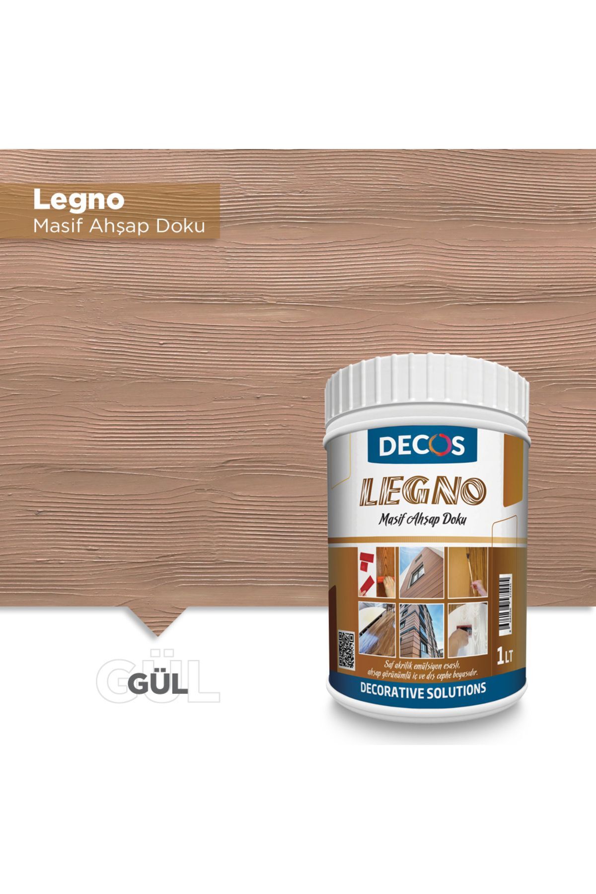 DECOS LEGNO - Masif Ahşap Doku Boyası