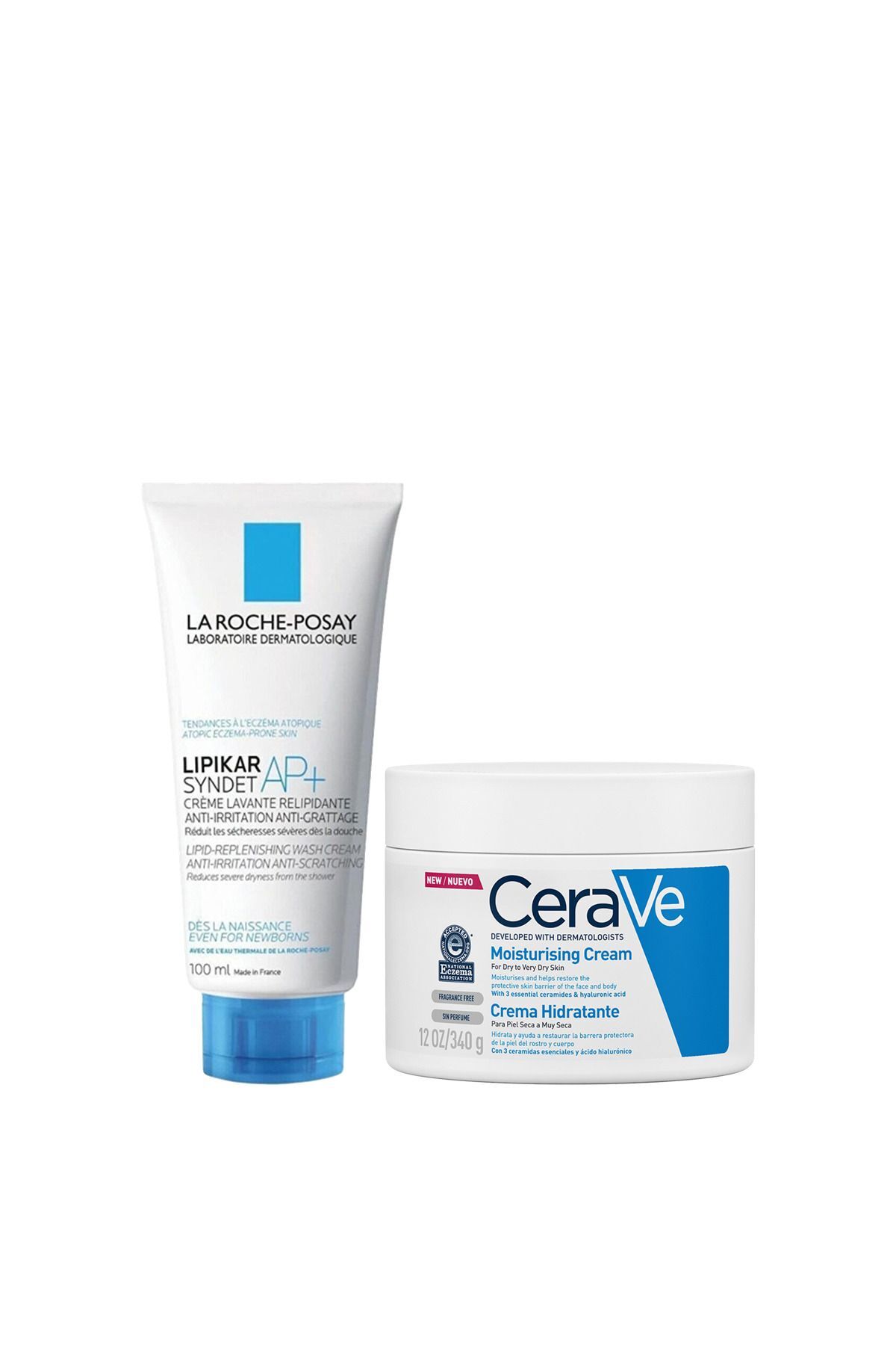 CeraVe Nemlendirici Krem 340 g + La RochePosay Lipikar Syndet Ap+
