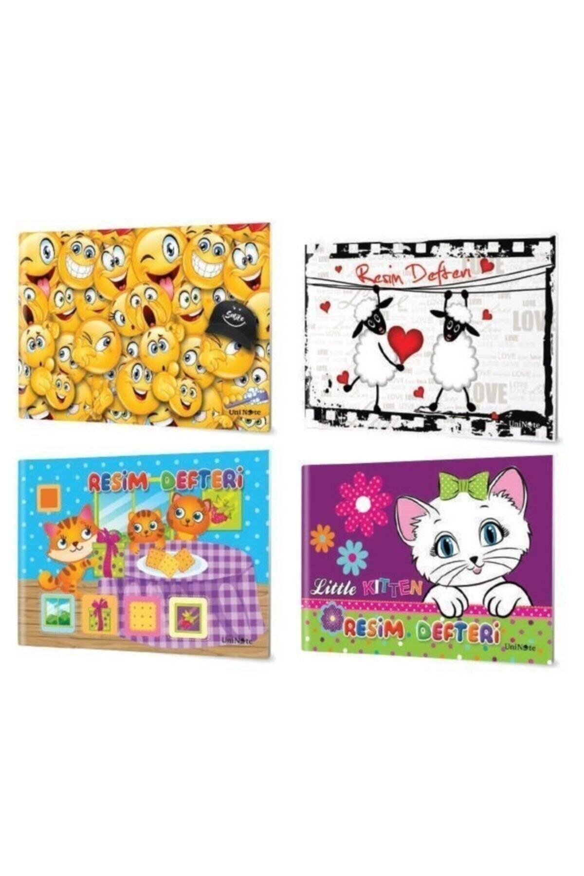 ÇINAR DEFTER 40 Yaprak A4 Büyük Boy Resim Defteri 3 Adet