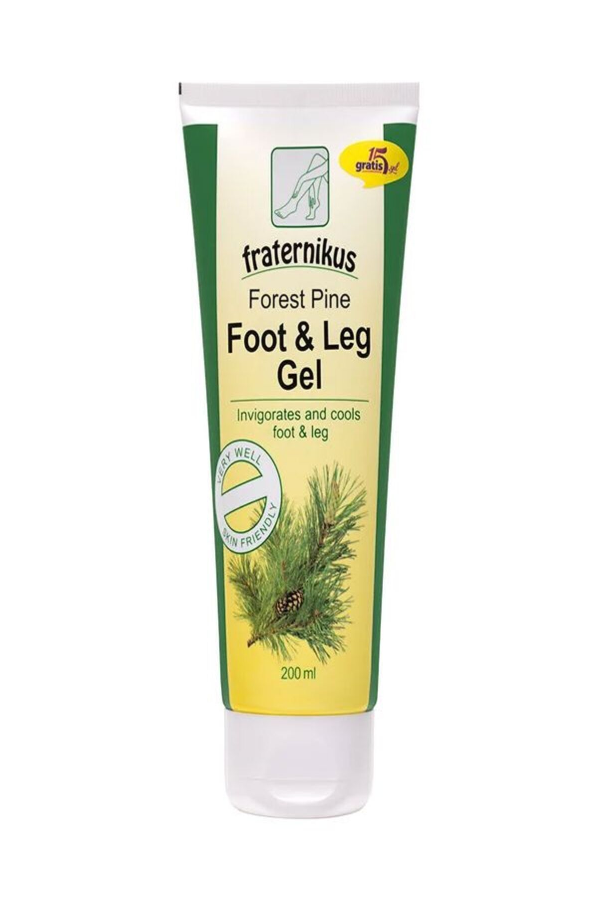 Fraternikus Ayak Jeli 200 ml cildi yumuşatmaya yardımcı olur