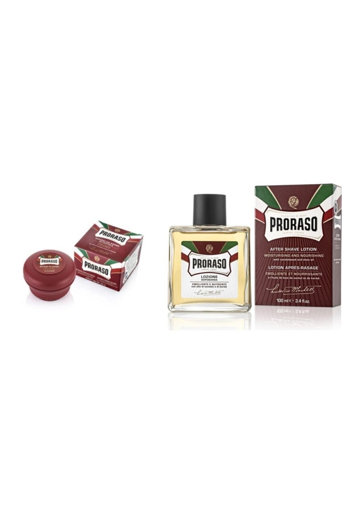 Proraso Sandal Ağacı Özlü Tıraş Sabunu 150 Ml - Tıraş Sonrası Losyon 100 Ml