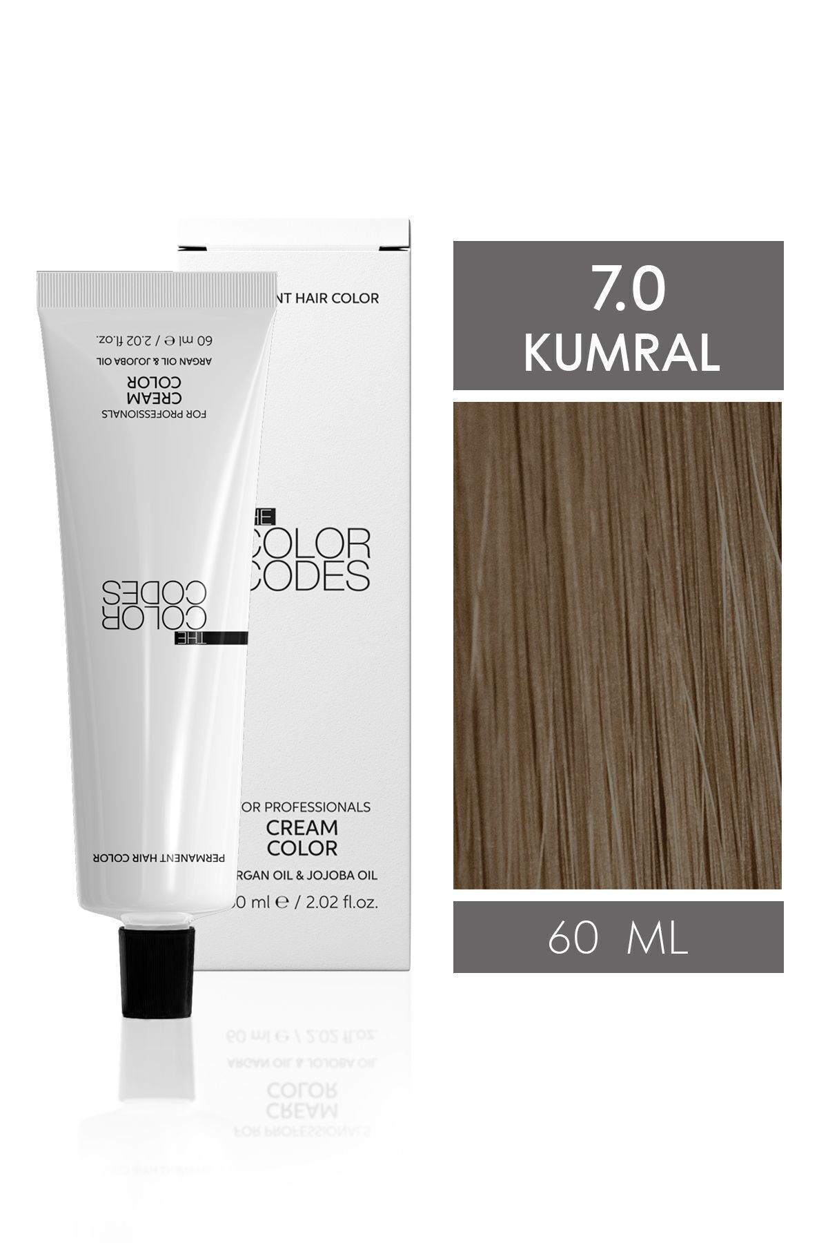 THE COLOR CODES CREAM COLOR SAÇ BOYASI 7.0 SARI 60ML