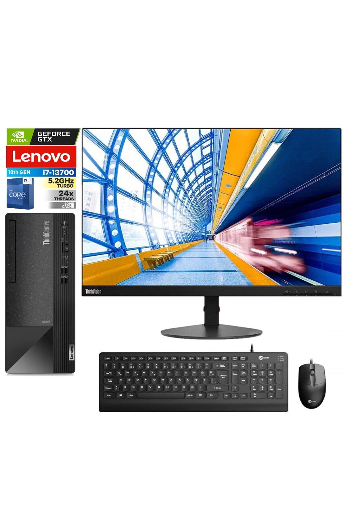 NEO 50T GEN4 İ7 13700 32gb 4tb SSD 4GB/GTX1650 WIN11Pro 23.8 Mon. 812JB005ATR55154Zettabellek