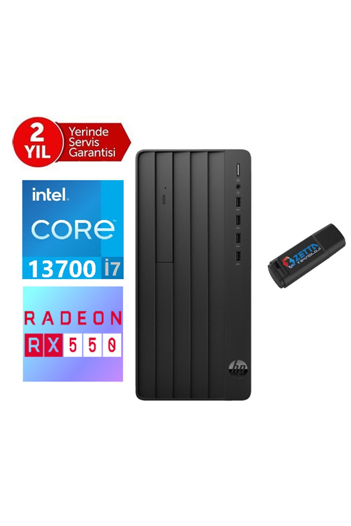290 Pro G9 İntel Core İ7 13700 8gb 512gb SSD 4GB/RX550 WIN11Pro 2624A8ET42164Zettabellek