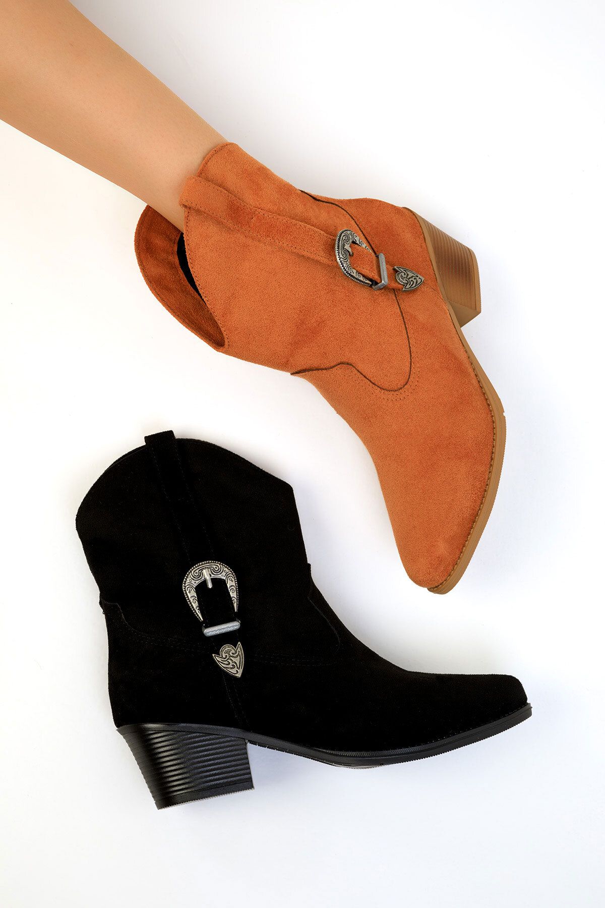 SOHO Taba Süet Kadın Bot & Bootie 19587