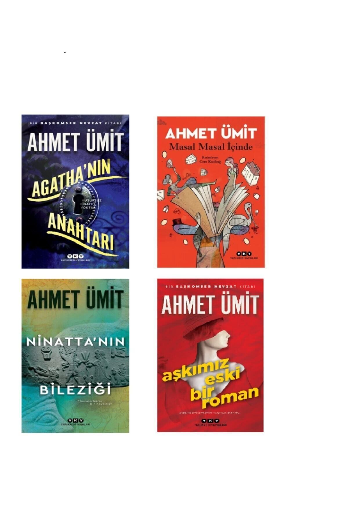 Yapı Kredi Yayınları Ahmet Ümit Seti (agathanın Anahtarı-masal Masal Içinde-ninatta'nın Bileziği-aşkımız Eski Bir Roman)