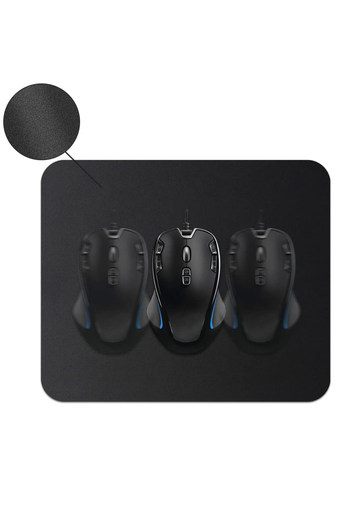 Walter White Professional Siyah Küçük Boy Gaming Oyuncu Mouse Pad 30x25 Cm