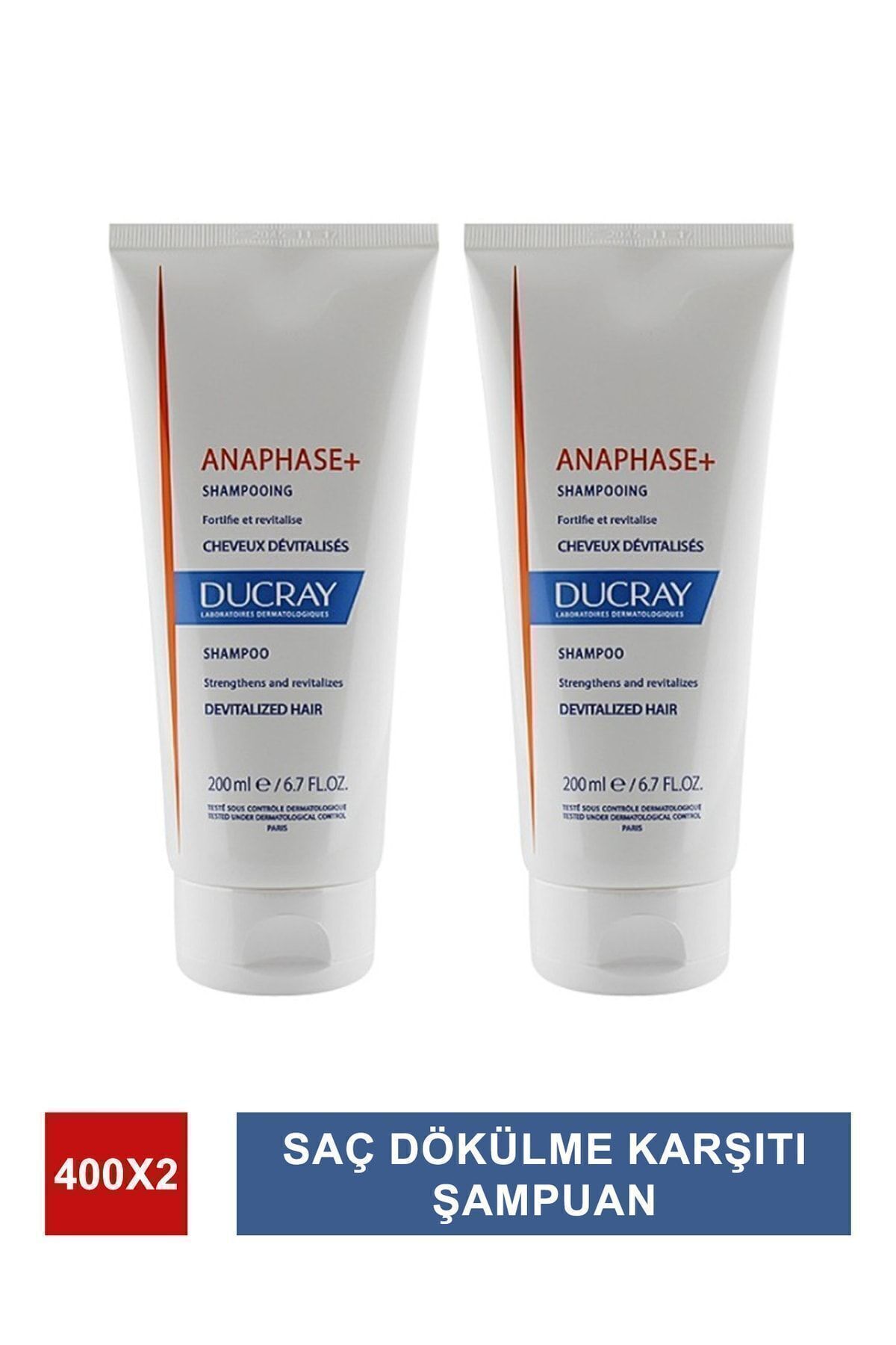 Ducray Anaphase + Plus Saç Dökülmesine Karşı Şampuan 200x2 Ml