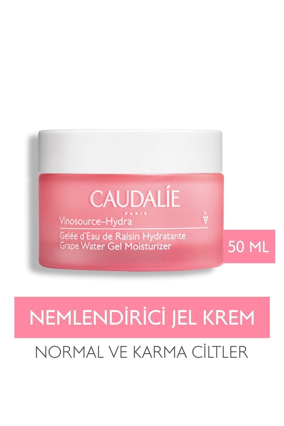 Caudalie Vinosource-Hydra Organik Uzum Suyu İçeren Nemlendirici Jel Krem 50 ml