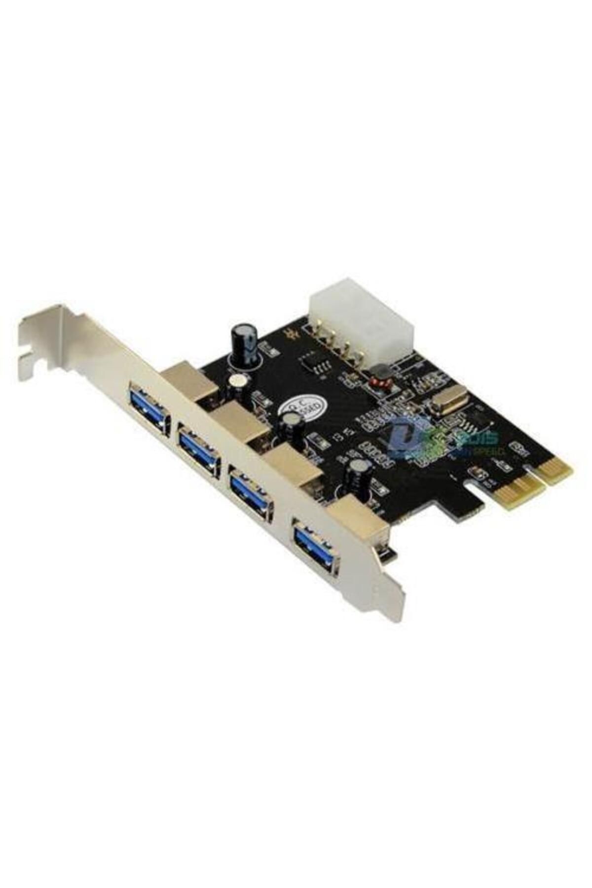 Koodmax Pci Express Pci-e Usb 3.0 Kart Pcıe 4 Port Çoklu Usb Çoklayıcı