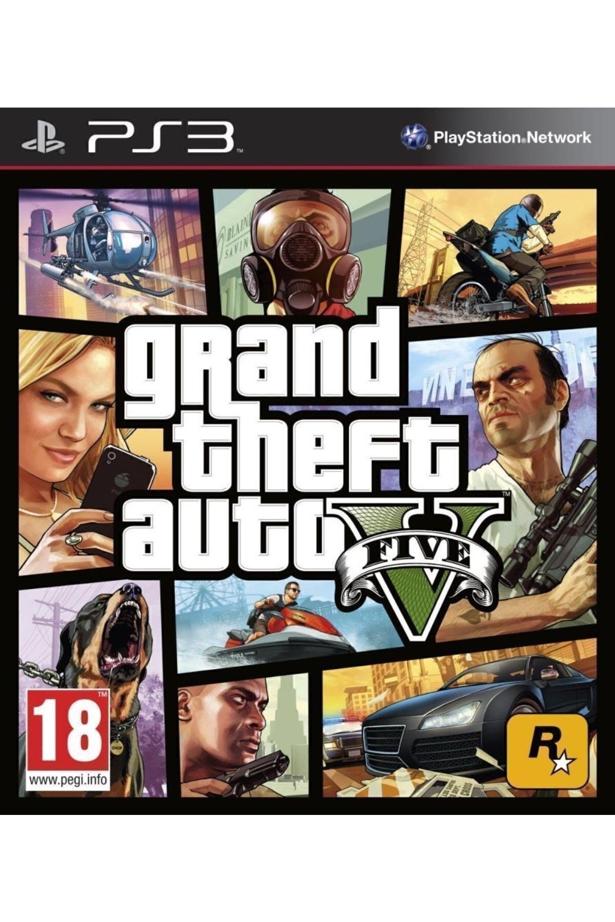 Sony Gta5 Gta 5 Ps3 Oyunu Orijinal - Kutulu Playstation 3 Oyunu (TEŞHİR)