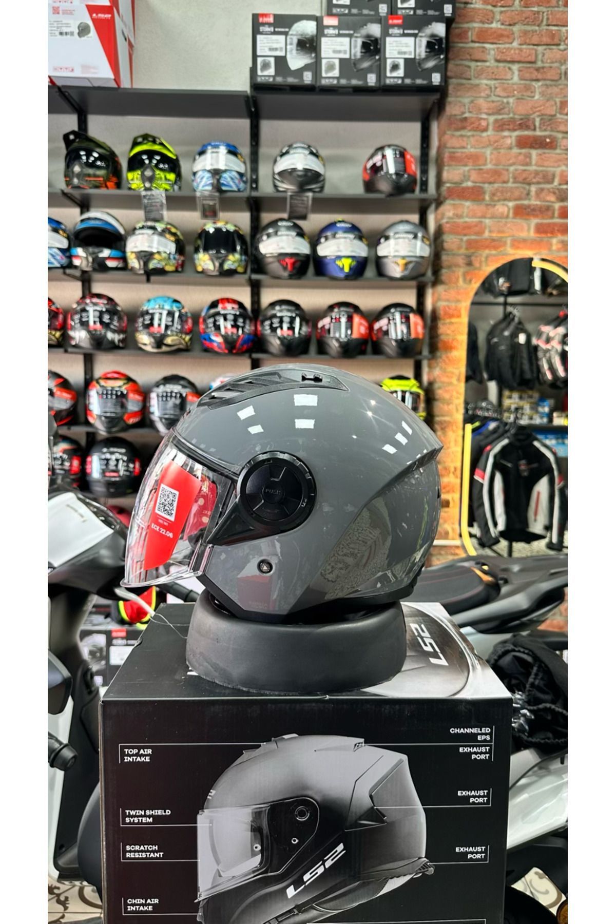 LS2 AIRFLOW 2 NARDO GRİ KASK