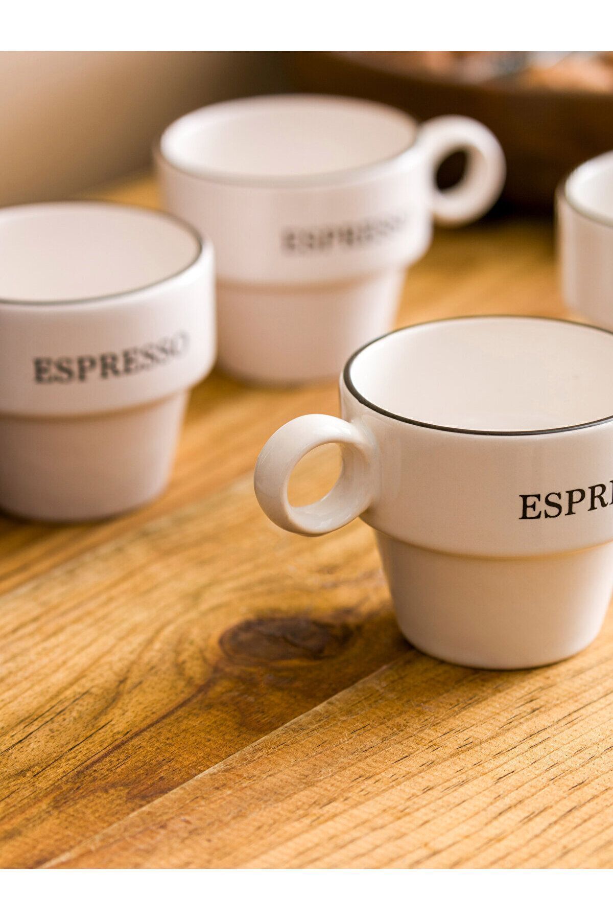 LC Waikiki LCW HOME Seramik Espresso Bardağı 4'lü 180 Ml