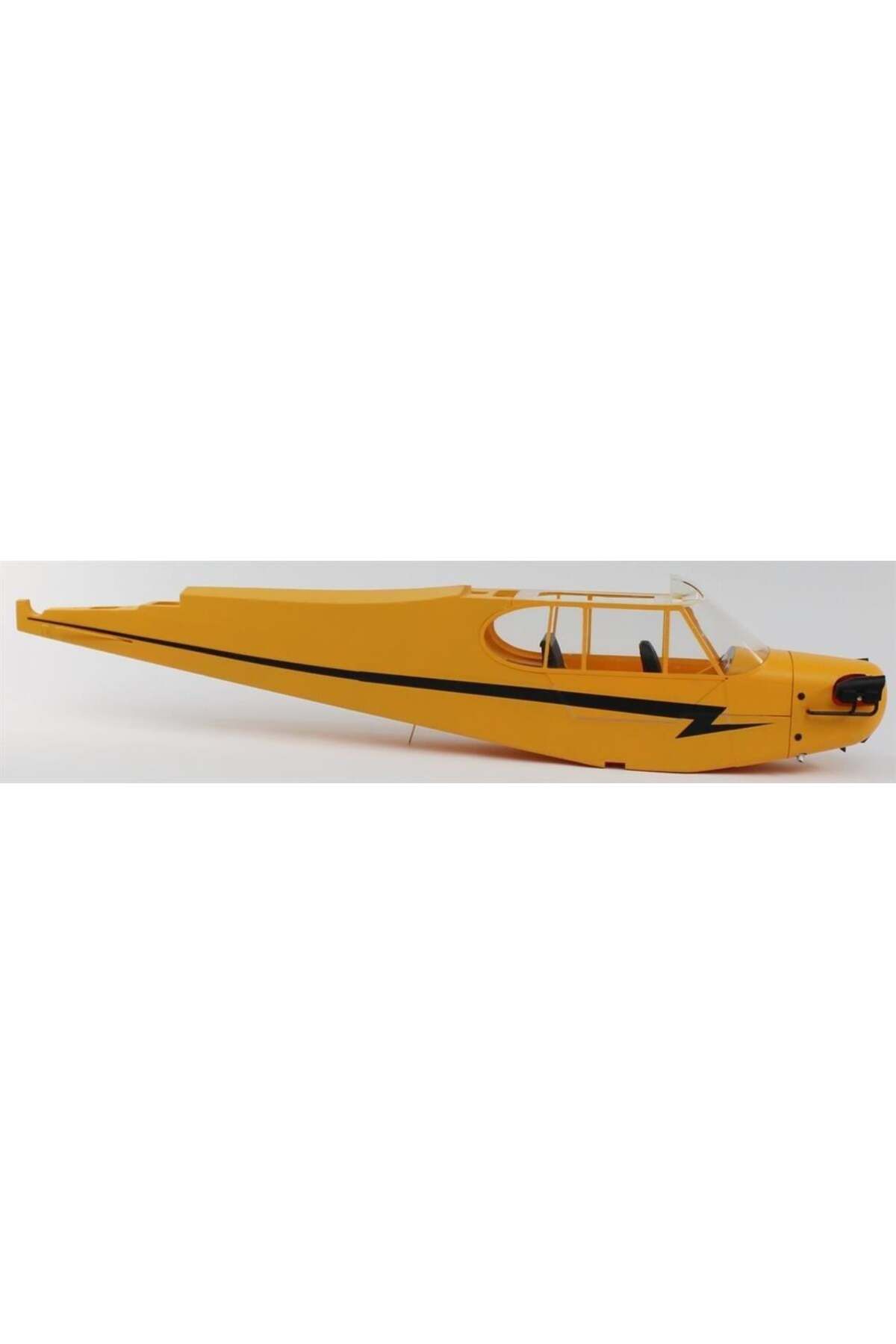 Top RC Model Toprc 067a Kıt Piper J3, Sarı, Model Uçak Boş Gövdesi