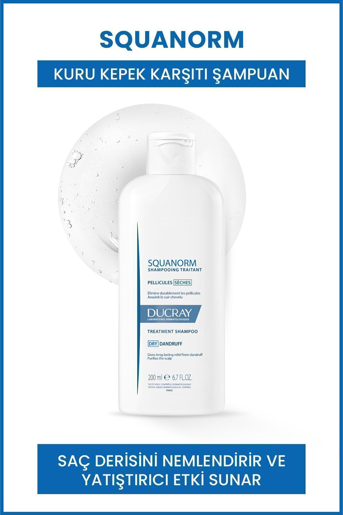 Ducray Squanorm Kuru Kepek Karşıtı Şampuan 200ml