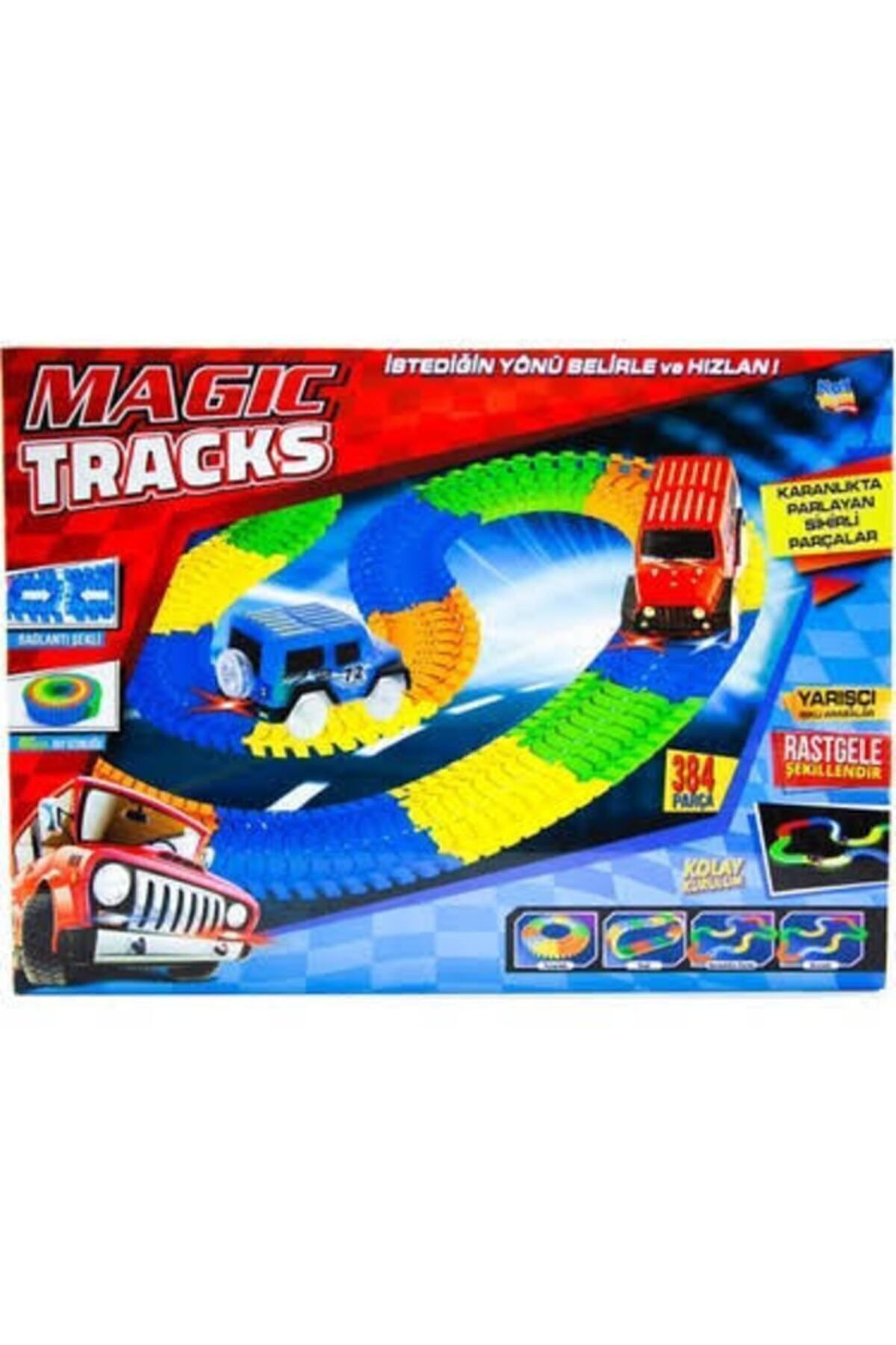 Genel Markalar Kl-kayyum Oyuncak Magic Tracks Hareketli Raylar 384 Parça 2 Işıklı Arabalı Oyuncak Ya... 917Oseri