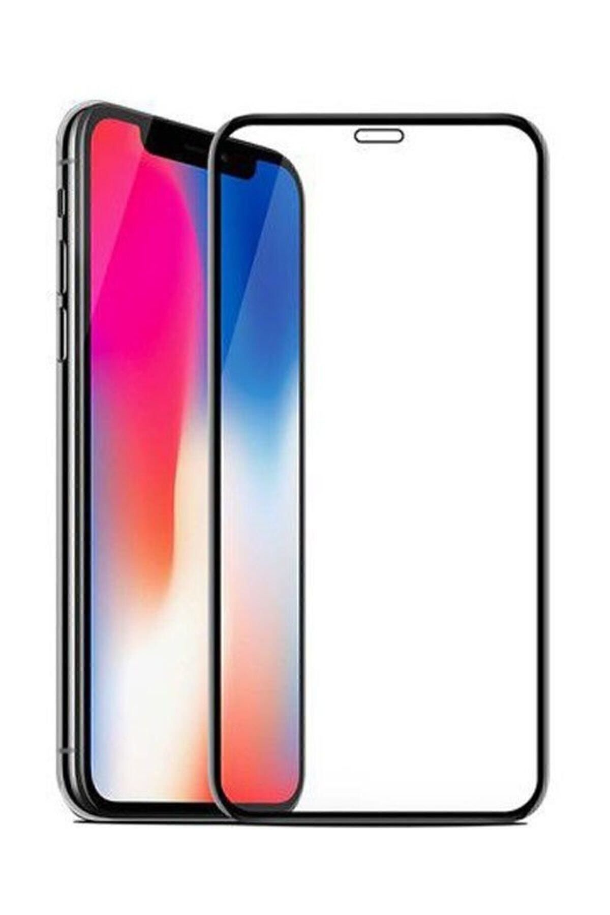 Telefon Aksesuarları Iphone Xs Max Kavisli Tam Kaplayan 9d Ekran Koruyucu Film